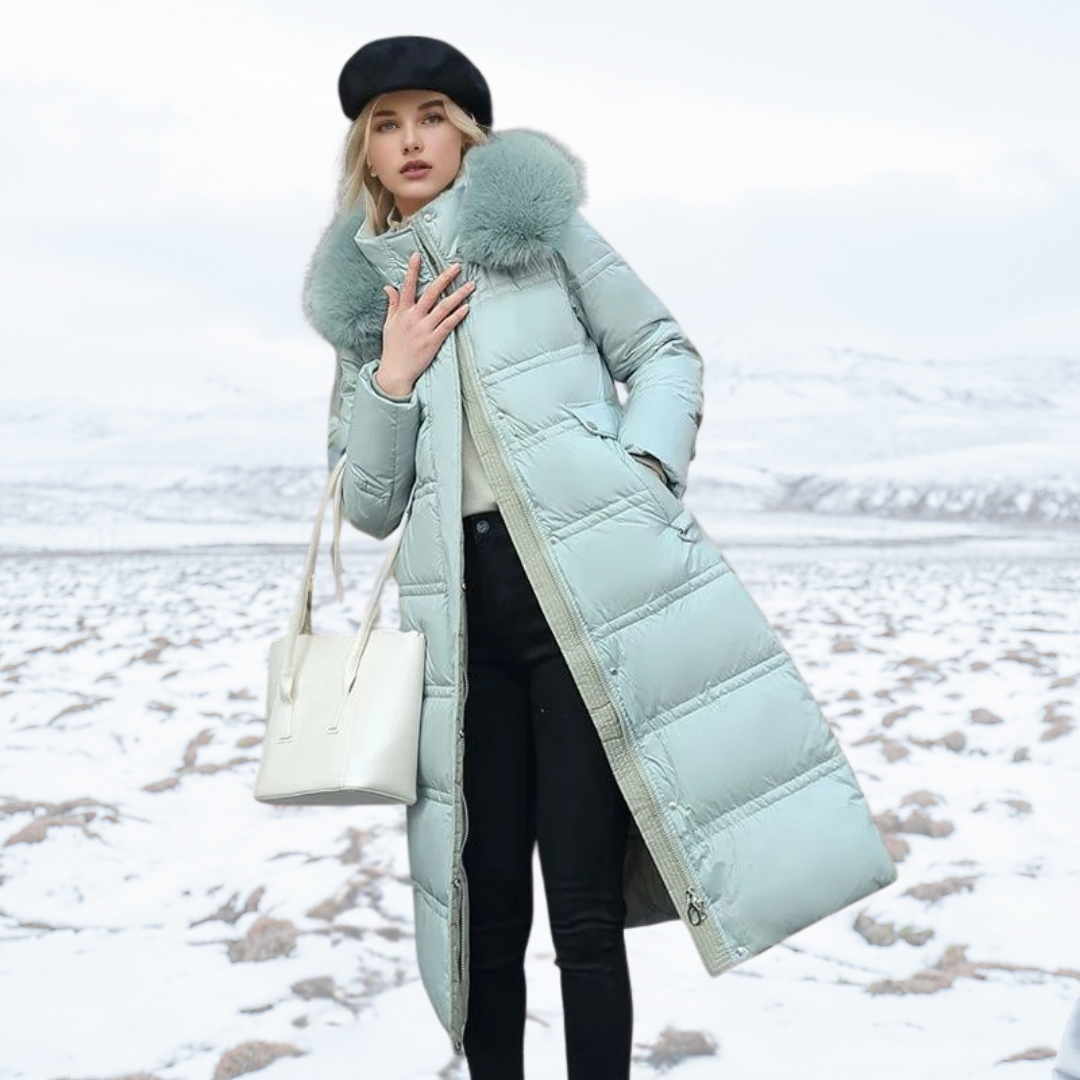 Women's Long Warm Hooded Winter Coat