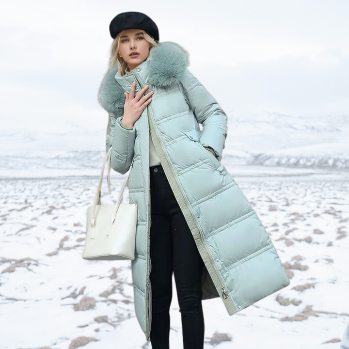 Women's Long Warm Hooded Winter Coat