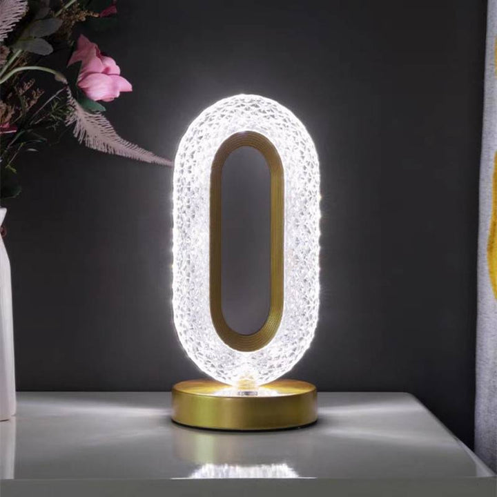 Regal Crystal Lamp | Stylish, Variability, Dimmable, Rechargeable