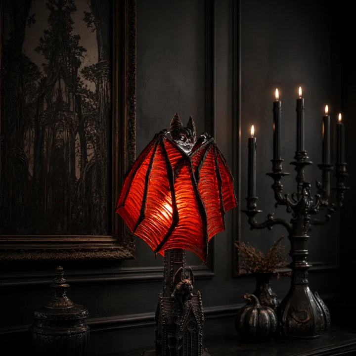 Bat Lamp | Gothic Craftsmanship, Versatile Statement Piece