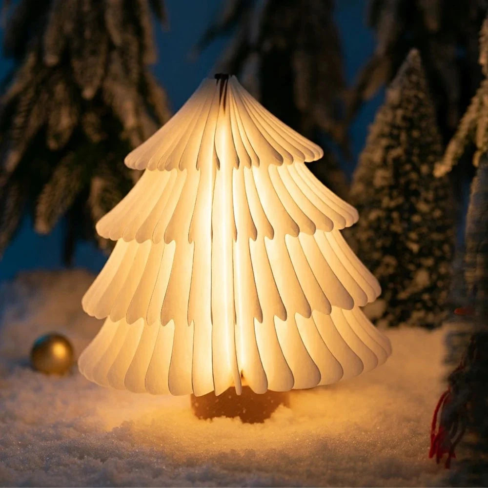 Folding Wooden Book Lamp | Rechargeable Foldable Night Light