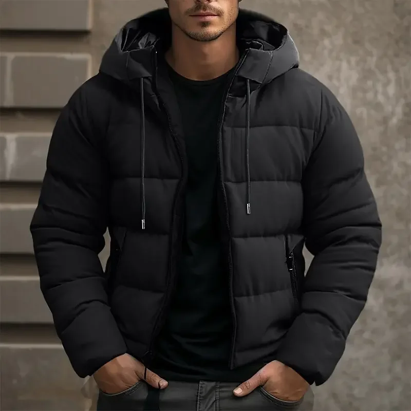 Hooded Puffer Winter Jacket for Men in Sizes S to 5XL (5)