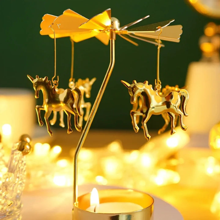 Candle Carousel | Whispers in Motion, Decorative & Versatile