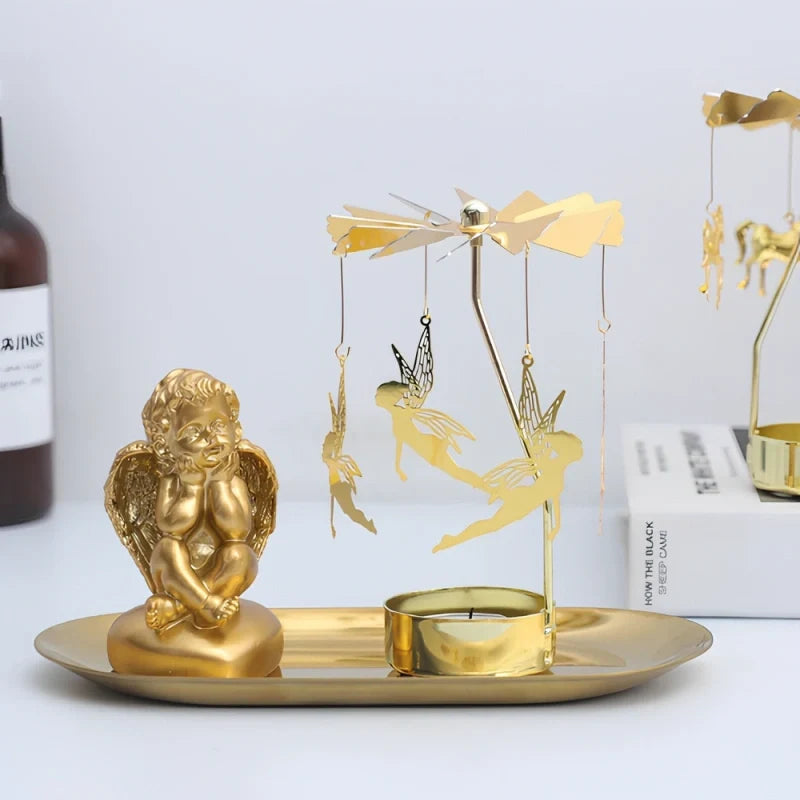 Candle Carousel | Whispers in Motion, Decorative & Versatile