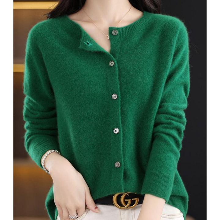 Women's Relaxed Fit Button-Front Cardigan