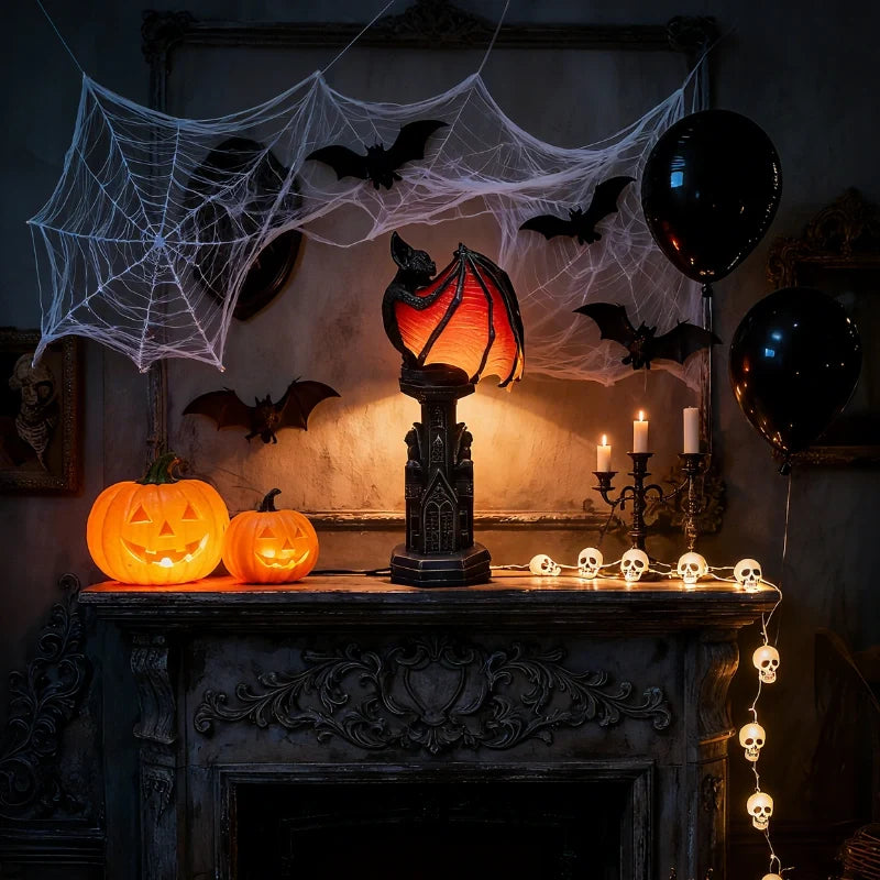 Bat Lamp | Gothic Craftsmanship, Versatile Statement Piece