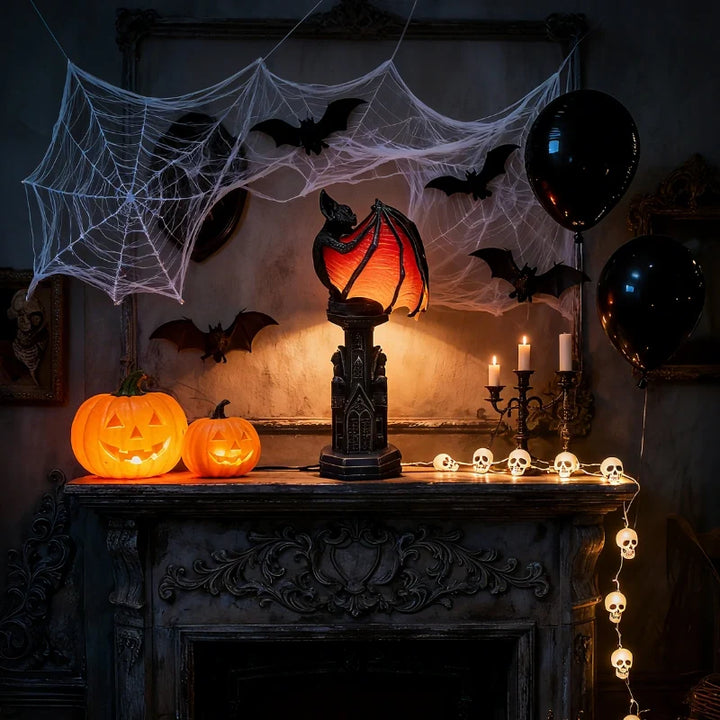 Bat Lamp | Gothic Craftsmanship, Versatile Statement Piece