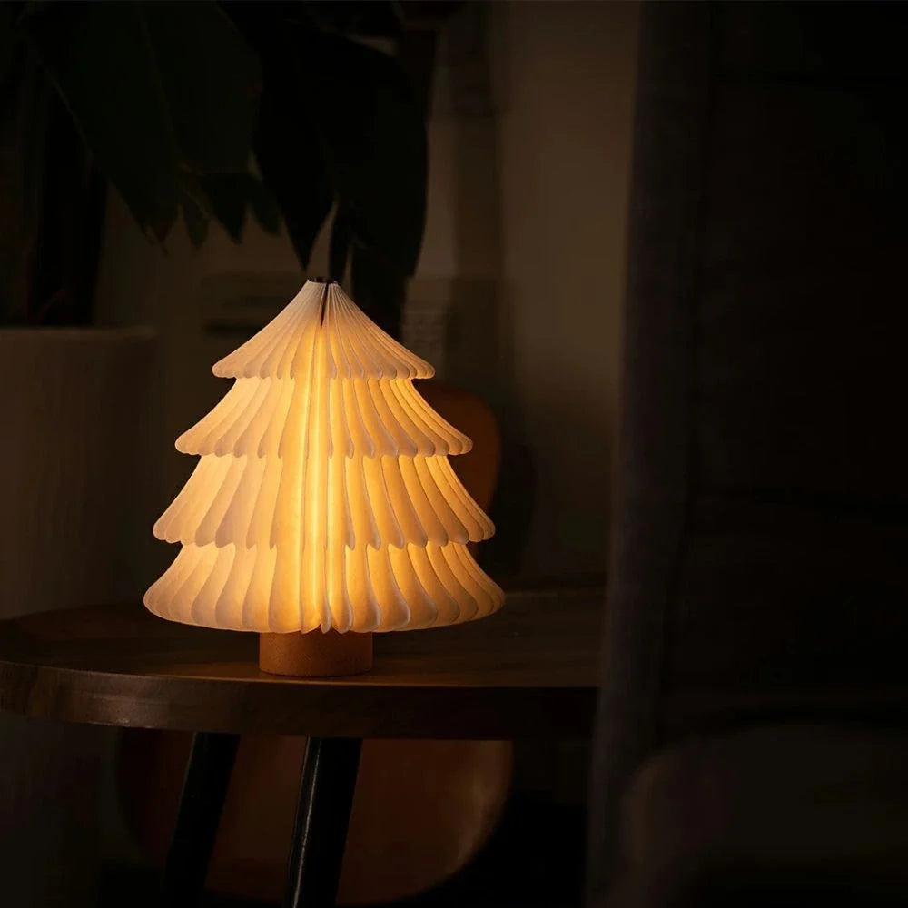 Folding Wooden Book Lamp | Rechargeable Foldable Night Light