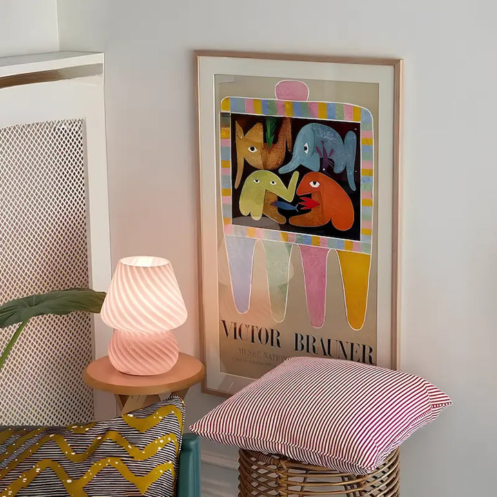 Hand-Blown Glass Lamp | Unique Hand-Blown Glass, Premium Materials