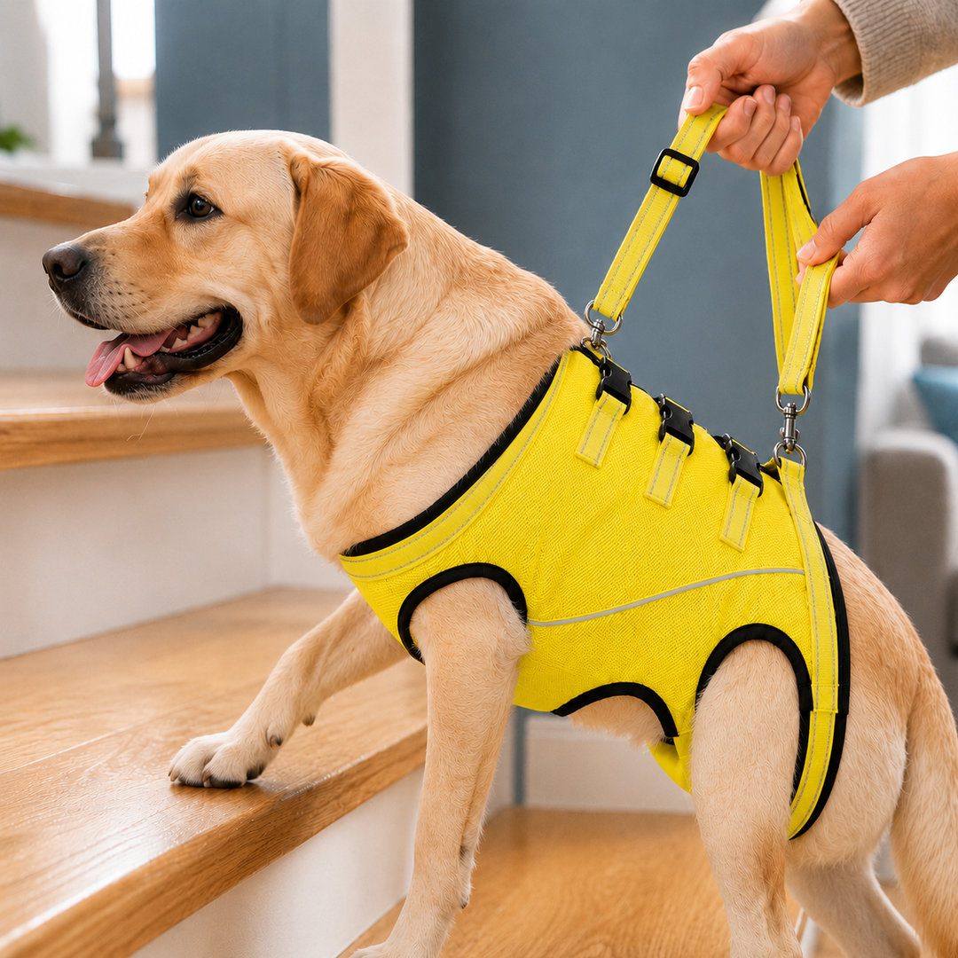 Full-Body Dog Mobility Support Harness for Stairs & Car Rides