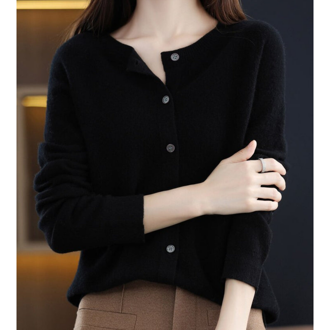 Women's Relaxed Fit Button-Front Cardigan