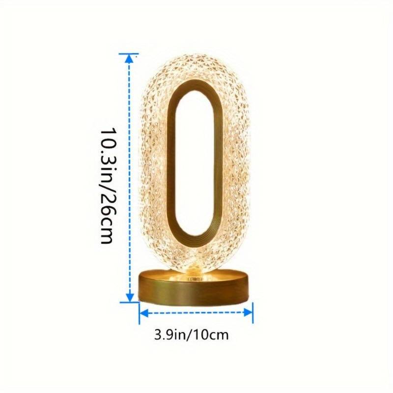 Regal Crystal Lamp | Stylish, Variability, Dimmable, Rechargeable