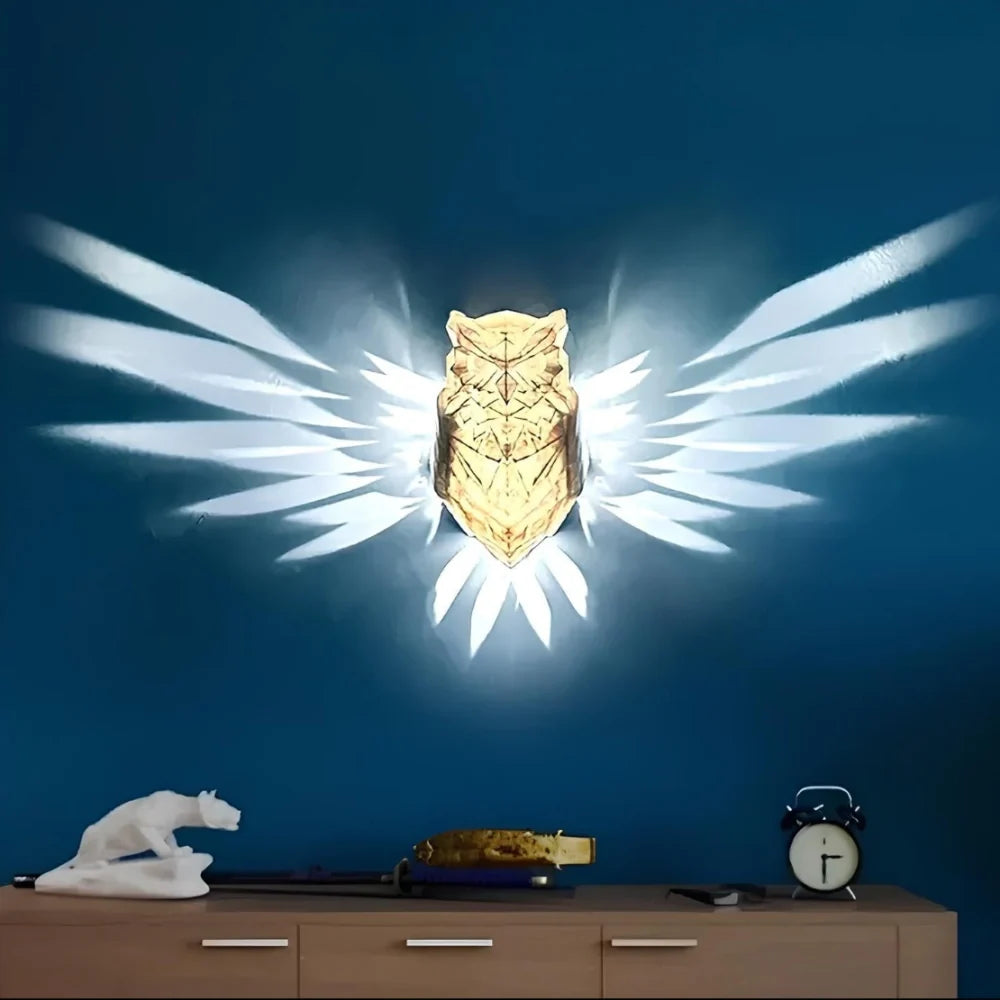 Bird Wing Wall Light | Eagle, Owl and Peacock LED Wall Lamp