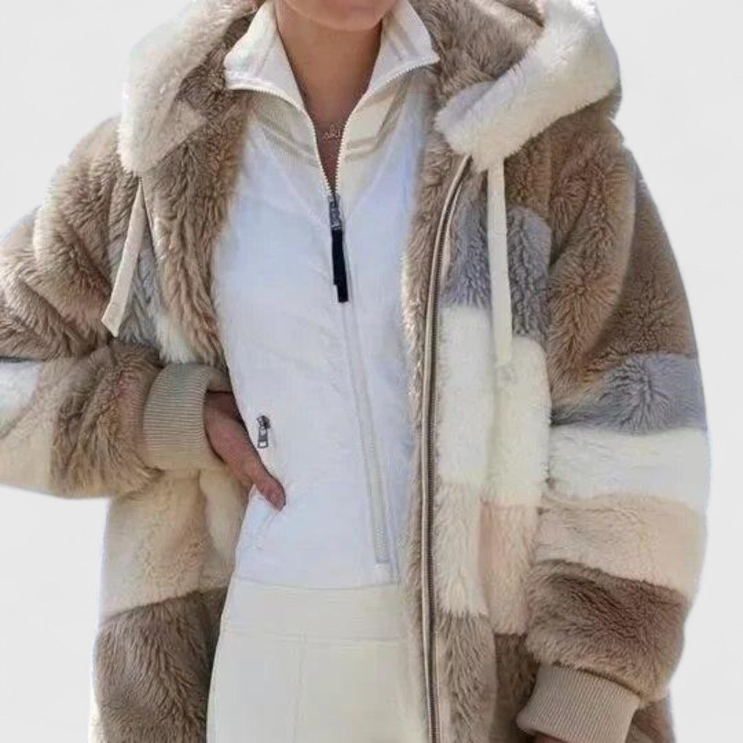 Women's Hooded Ribbed Cardigan, image 5