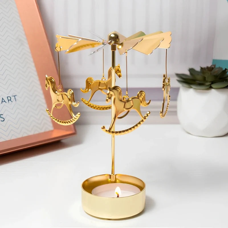 Candle Carousel | Whispers in Motion, Decorative & Versatile
