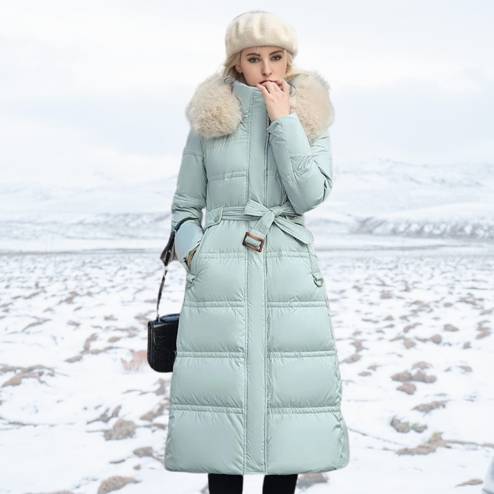 Women's Long Warm Hooded Winter Coat