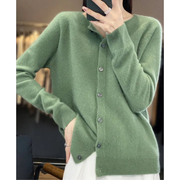 Women's Relaxed Fit Button-Front Cardigan