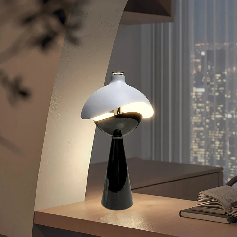Sculpted Table Lamp | Portable & Stylish, Anti-Glare Soft Lighting