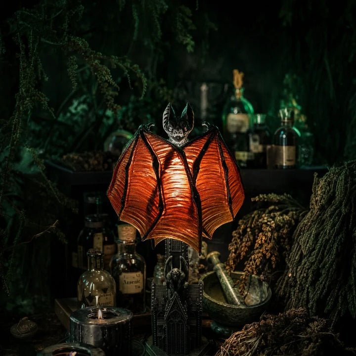 Bat Lamp | Gothic Craftsmanship, Versatile Statement Piece