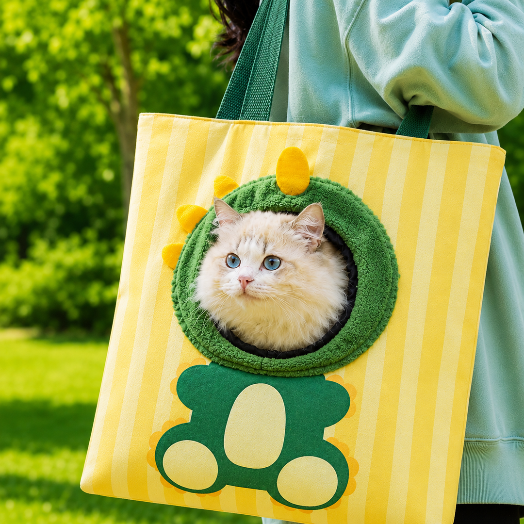 Portable Small Pet Travel Tote Bag for Daily Outings