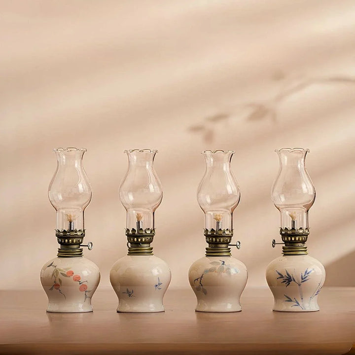 Oil Lantern | Artisan-Crafted Design, Adjustable Flame Control