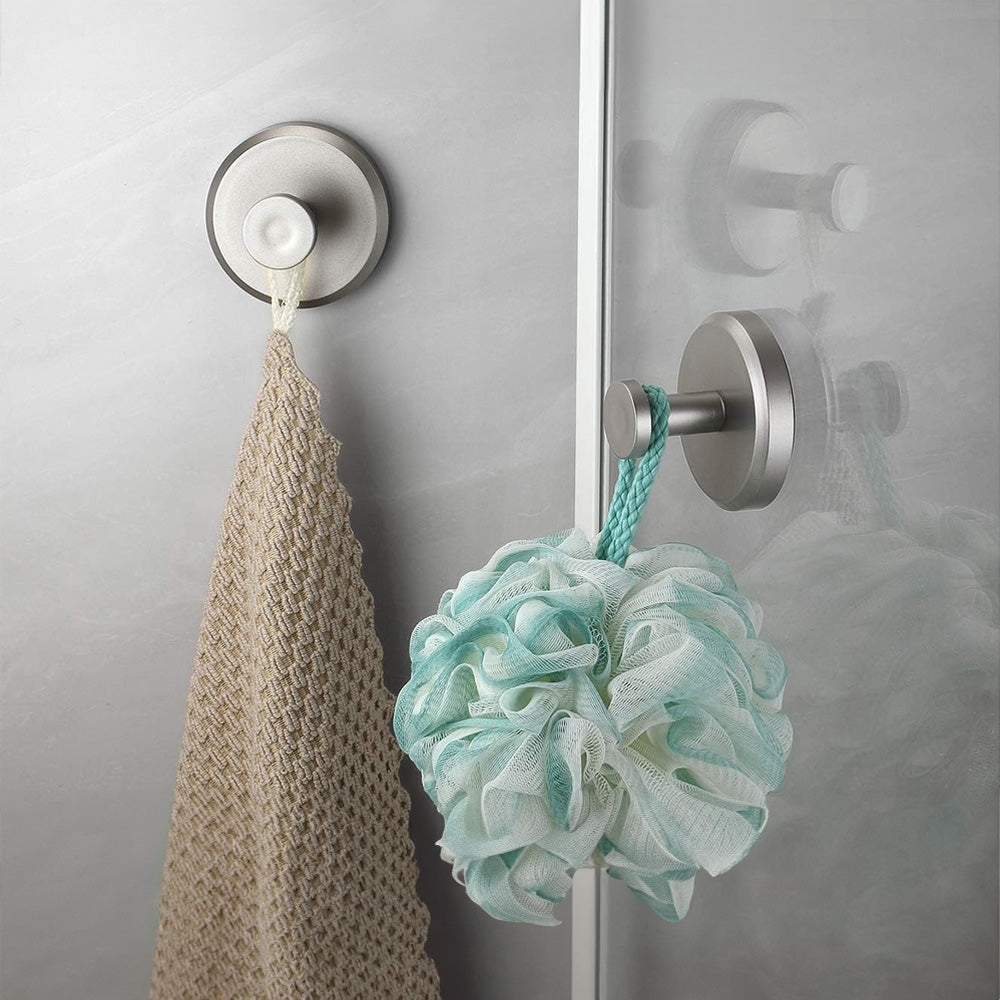Suction Wall Hooks | Damage-Free Towel & Robe Hooks, No Drilling