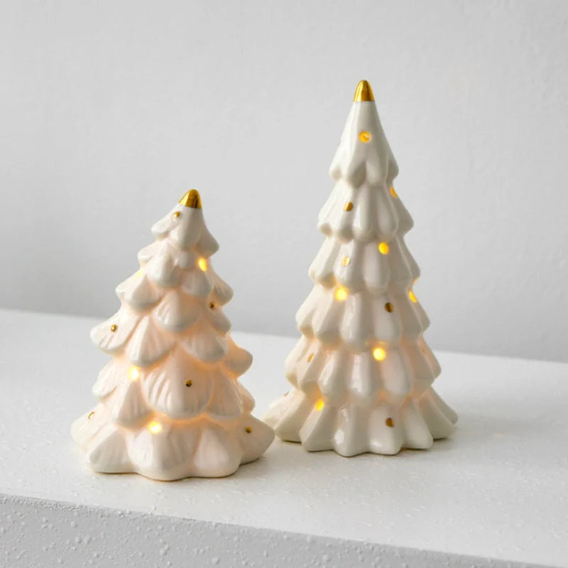 Ceramic Christmas Village | Handcrafted Light-Up Houses