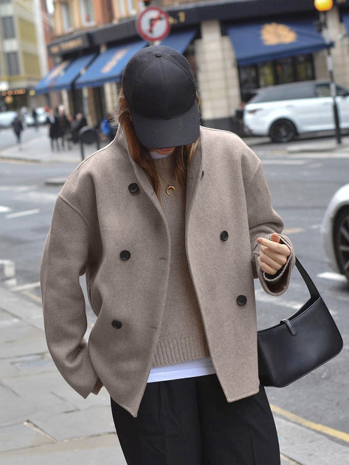Women's Classic Double-Breasted Coat