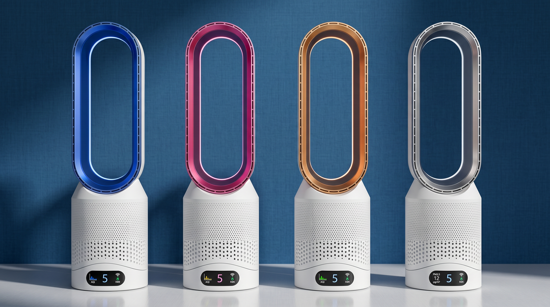 Airpure | 3-in-1 Air Cooler with Air Purifier | Bladeless Fan with 90° Oscillation & Touch LED 4