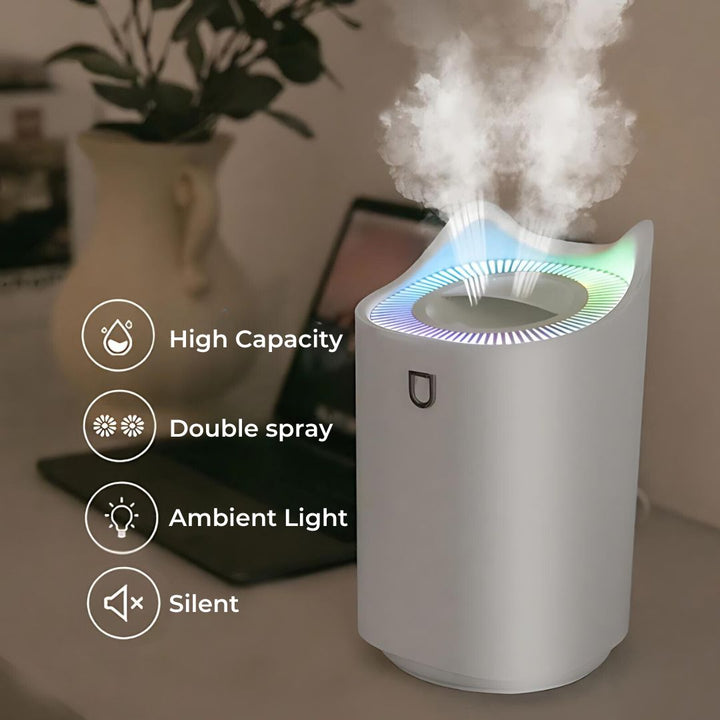Skanto | Ultrasonic Humidifier with Mist Technology for Breathable &