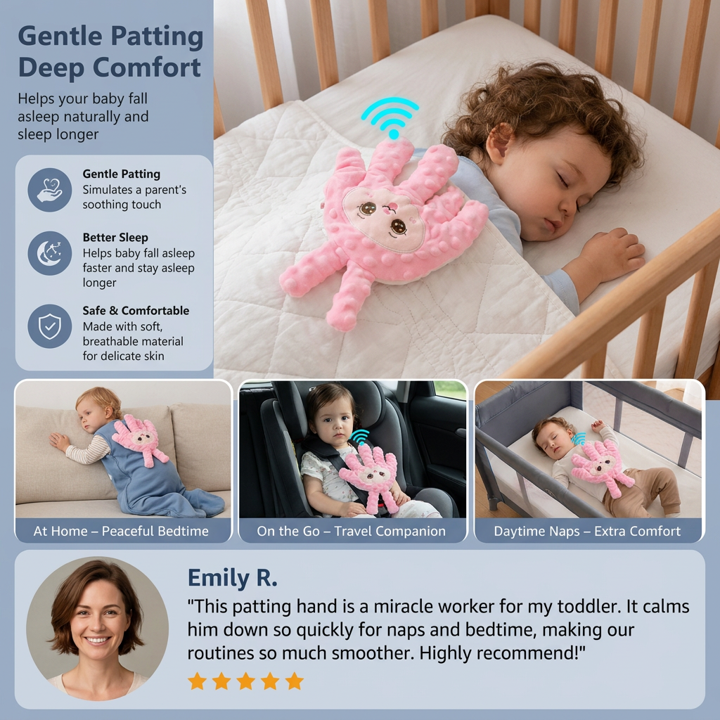 Baby Sleep Aid with Gentle Patting Function – Supports Calm and Independent Sleep 4