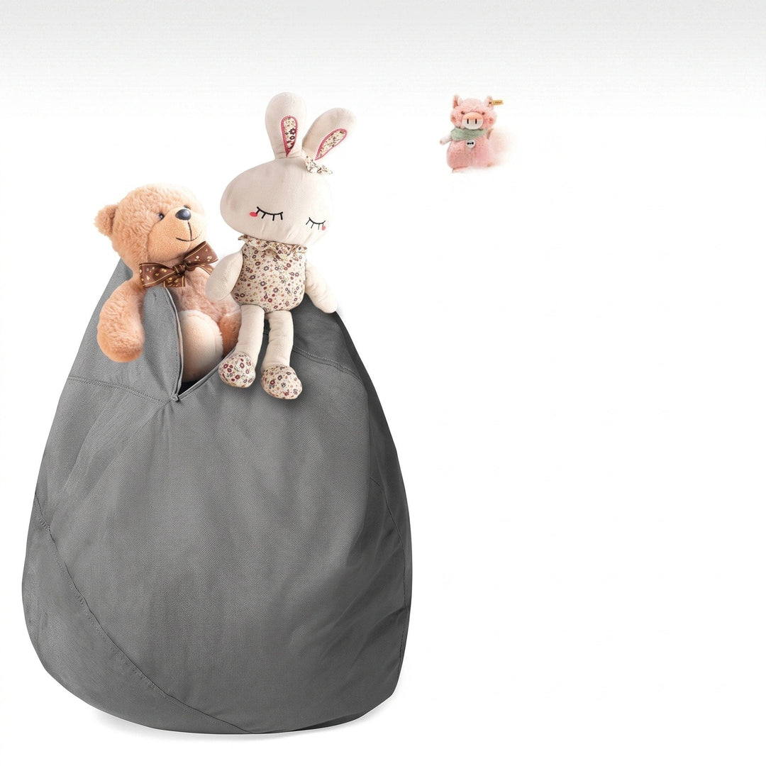 Bean Bag Chair Cover - Large Washable Bean Bag Cover Without Filling 3