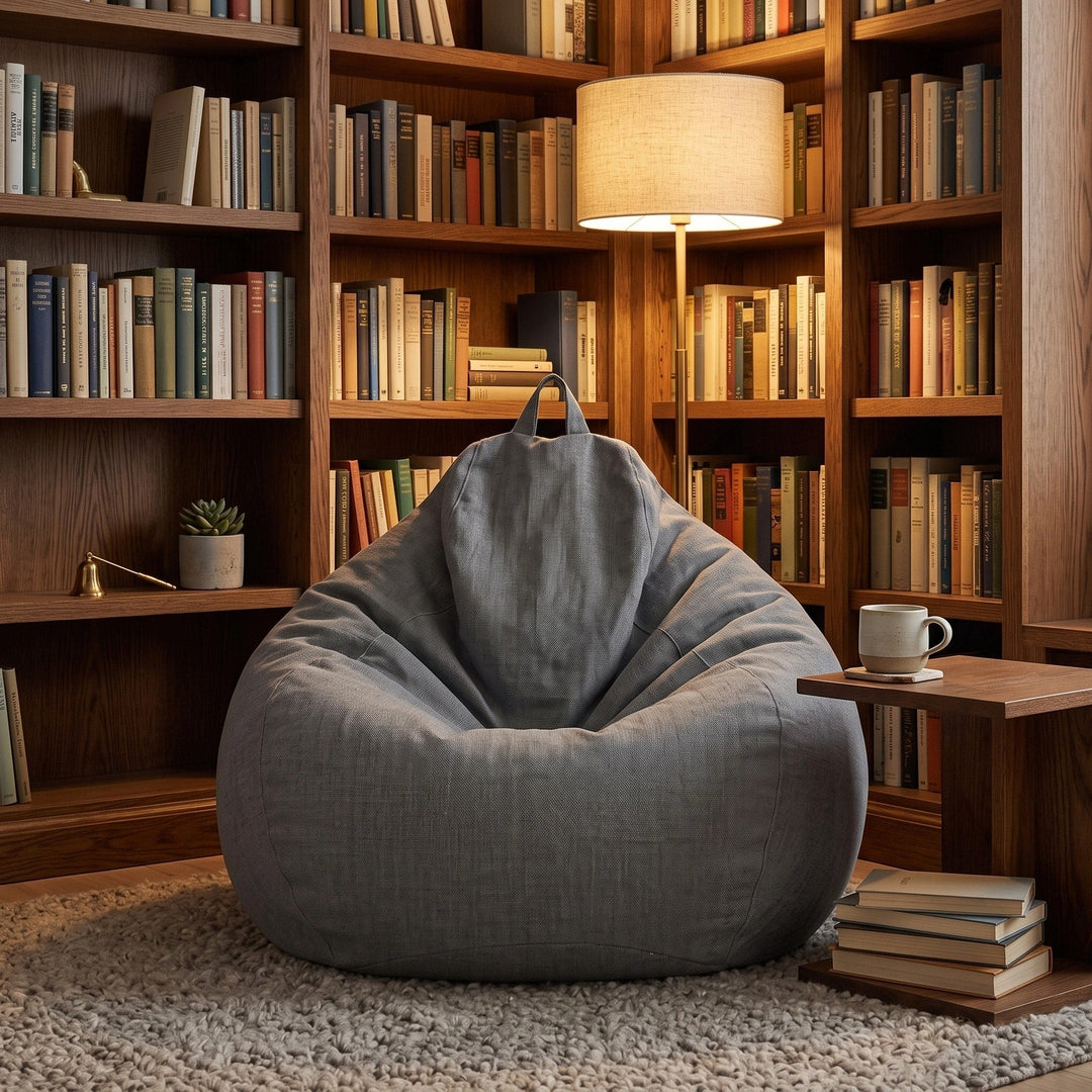 Bean Bag Chair Cover - Large Washable Bean Bag Cover Without Filling 6