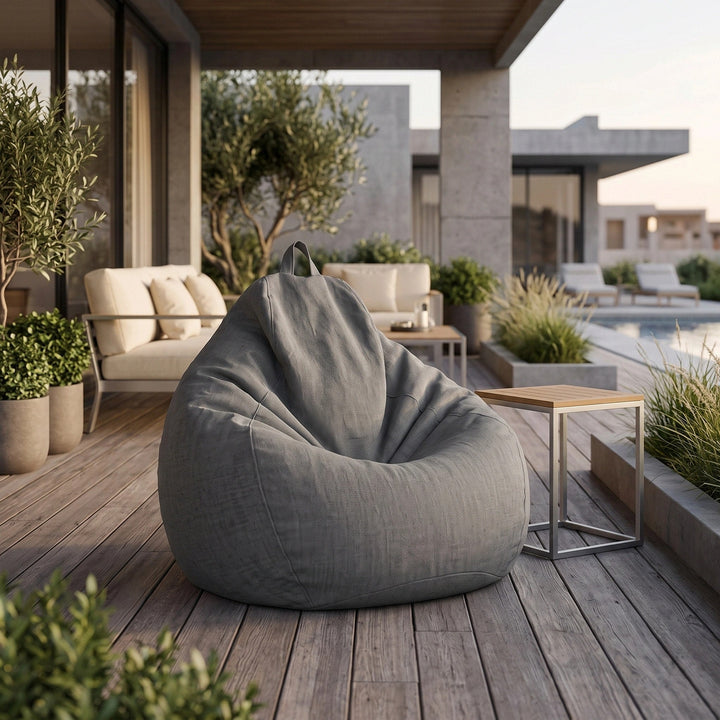 Bean Bag Chair Cover - Large Washable Bean Bag Cover Without Filling 8
