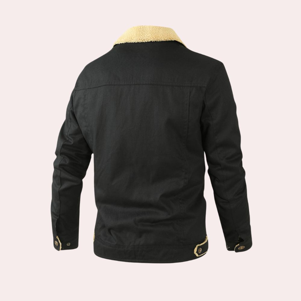 Men's Sherpa Jacket with Fleece Lining