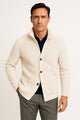Men's Knit Wool Cardigan with Buttons, Casual Fit