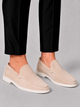 Men's Suede Slip-On Loafers in Wide Fit