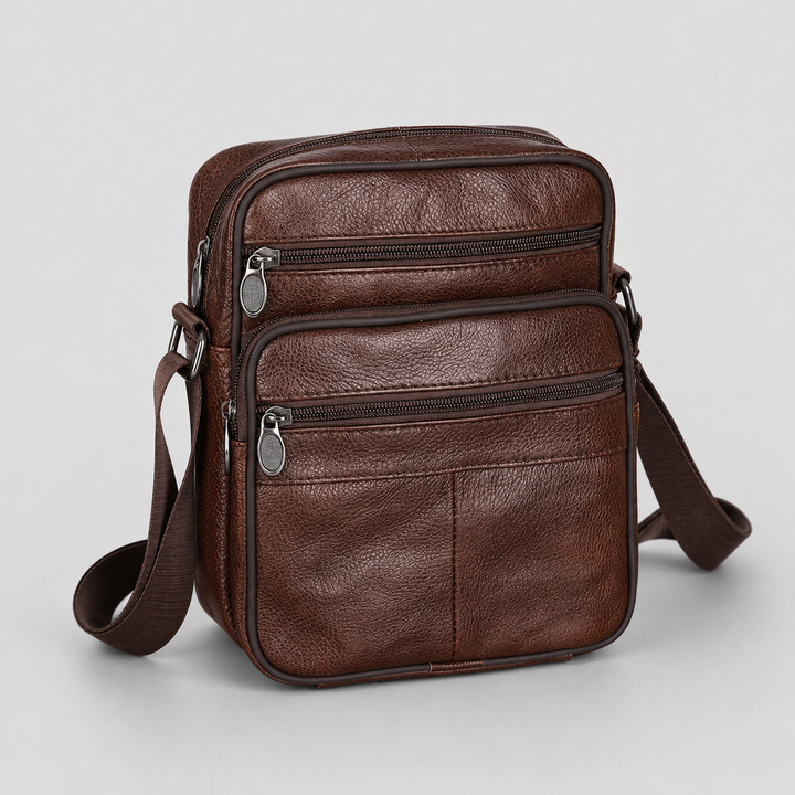 Men's Genuine Leather Shoulder Bag