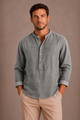 Men's Long-Sleeve Henley Shirt