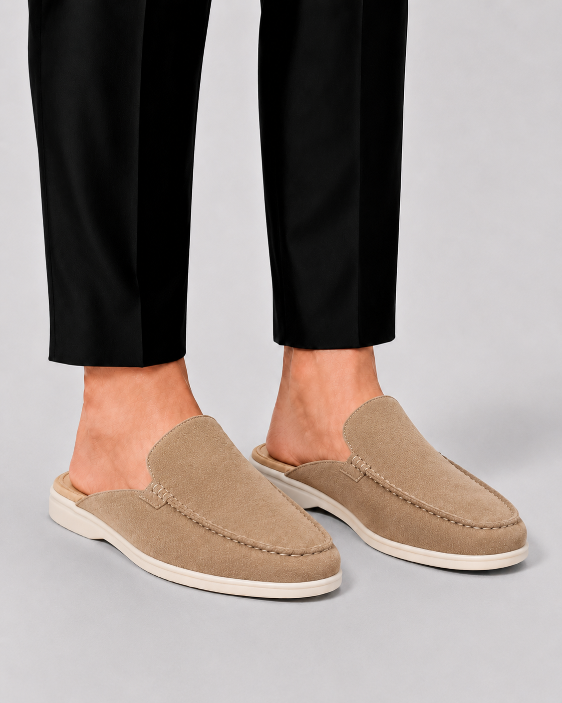 Men's Loafer Mule with Open Heel