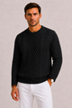 Men's Cable-Knit Jumper in Classic Wool Style