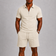 Men's Zip Polo and Shorts Summer Set