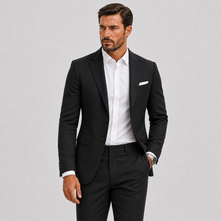 Men's Slim-Fit Suit for Weddings and Smart Occasions
