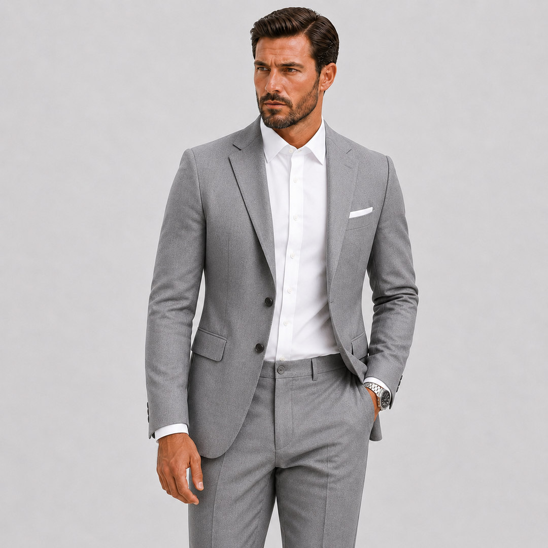 Men's Slim-Fit Suit for Weddings and Smart Occasions