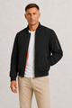Men's Oversized Bomber Jacket with Full Zip