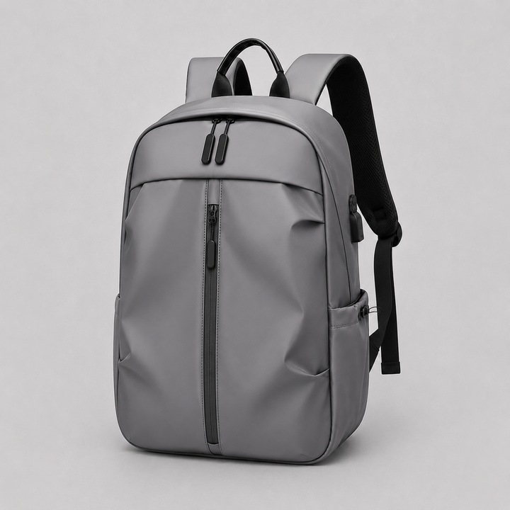 Unisex Water-Resistant Backpack with USB Port