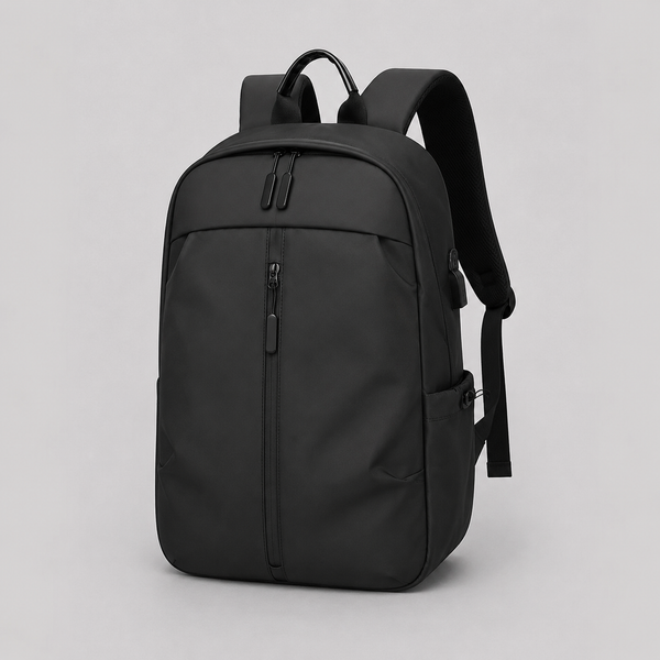 Unisex Water-Resistant Backpack with USB Port | Noviful