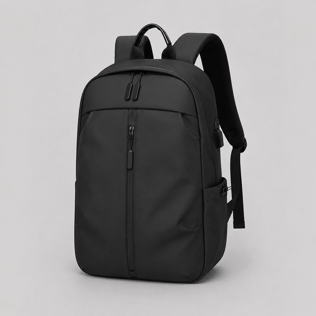 Unisex Water-Resistant Backpack with USB Port