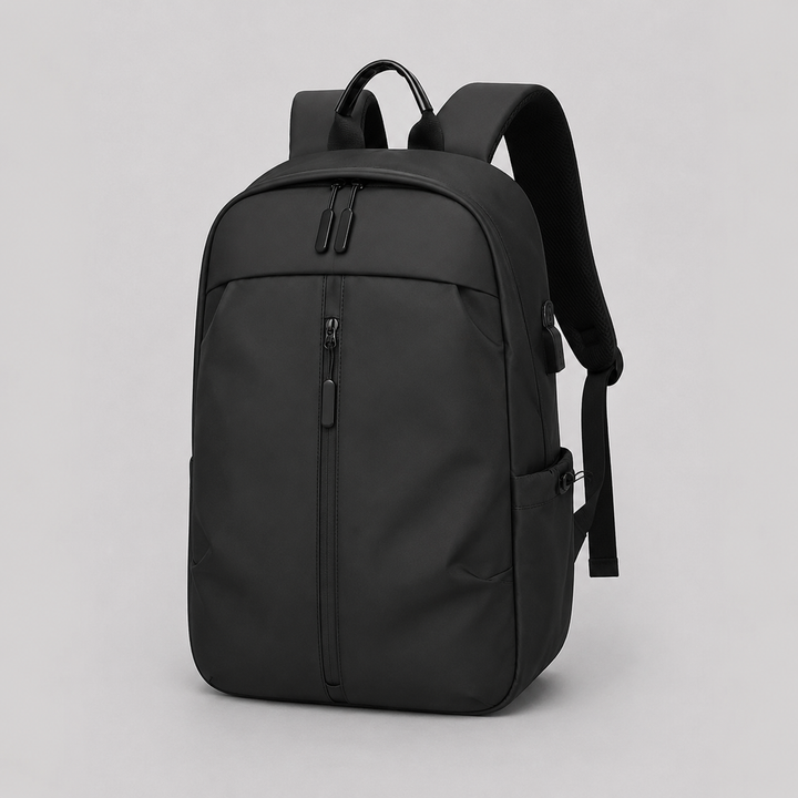 Unisex Water-Resistant Backpack with USB Port
