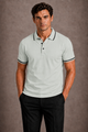 Men's Polo with Contrast Trim